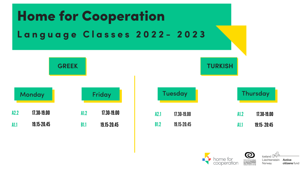 H4C Language classes 2022-2023 schedule