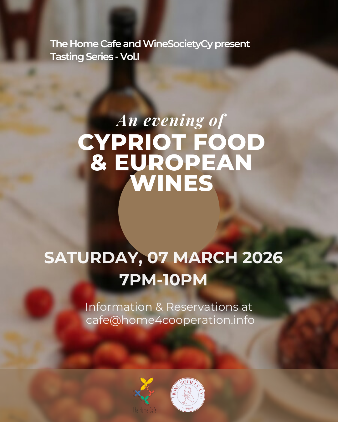 Tasting Series Vol.1 – Cypriot Food, European Wines