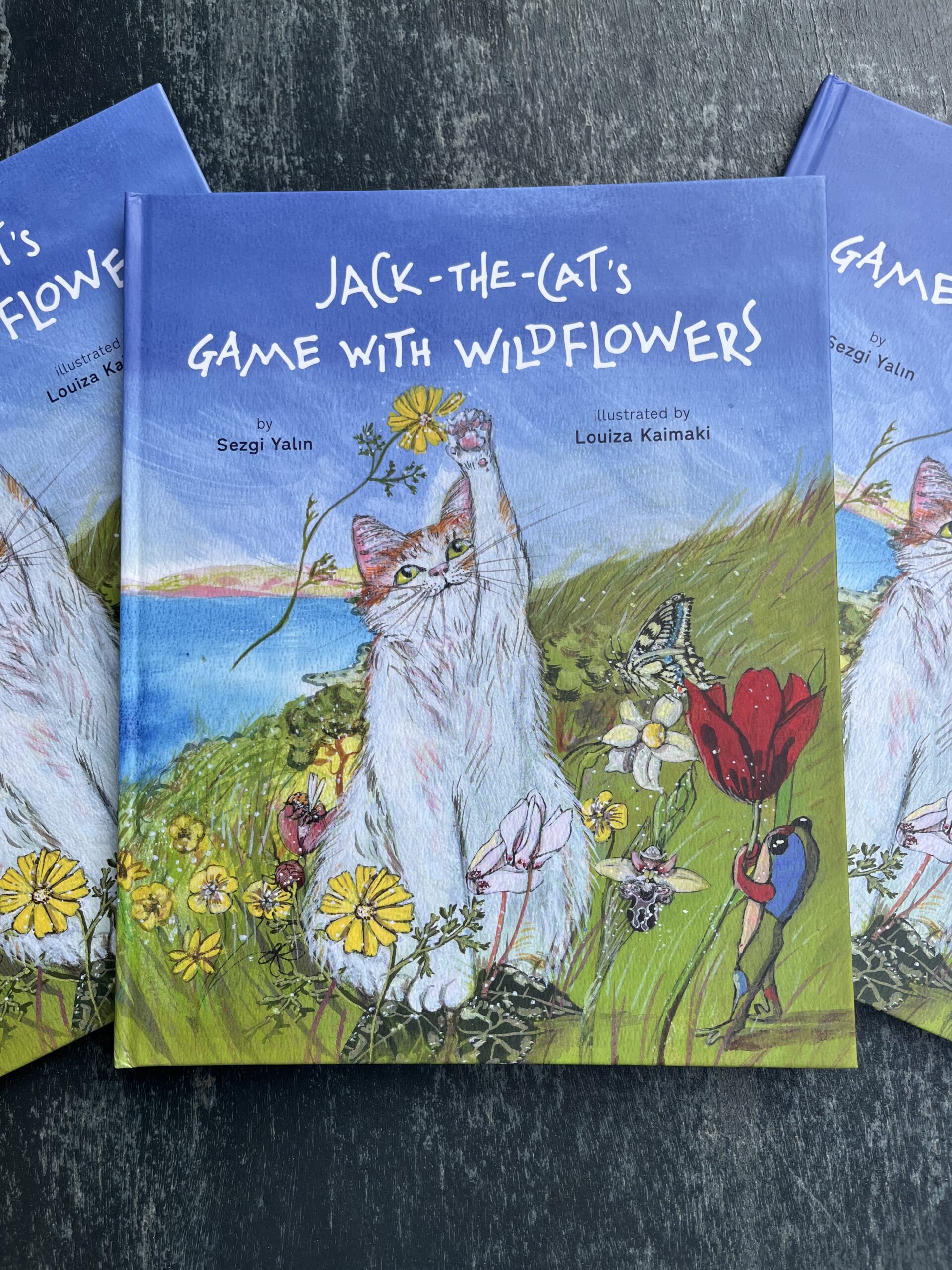 Jack-the-Cat’s Game With Wildflowers